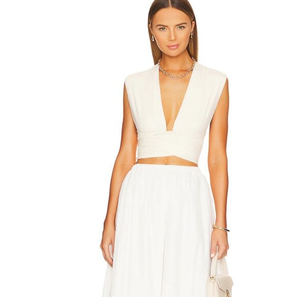 WeWoreWhat Multi-Way Tie Top //Size M/L - Picture 3 of 15